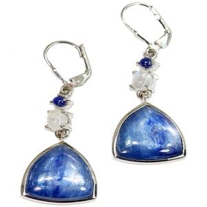 Multi Gemstone Dangler Earrings